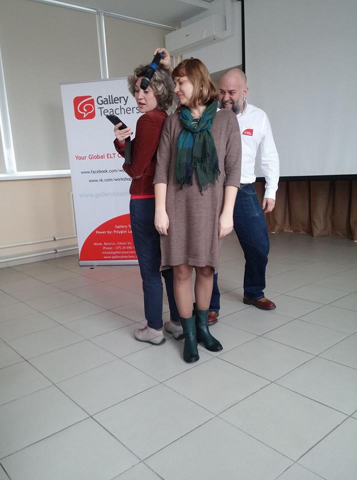 Gallery Teachers Open Day in Belarus, Thom Jones's workshop in Minsk