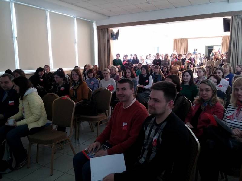 Thom Jones' workshop at Gallery Teachers Open Day in Belarus