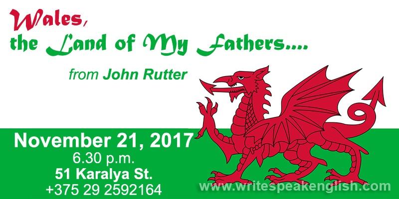 Wales, the Land of My Fathers... from John Rutter