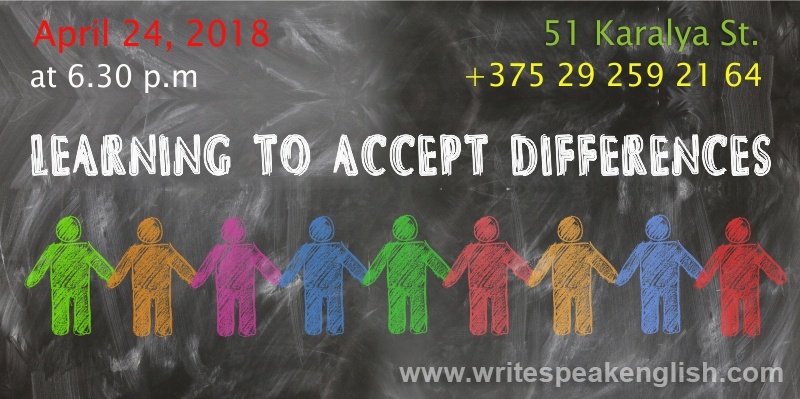 LEARNING TO ACCEPT DIFFERENCES