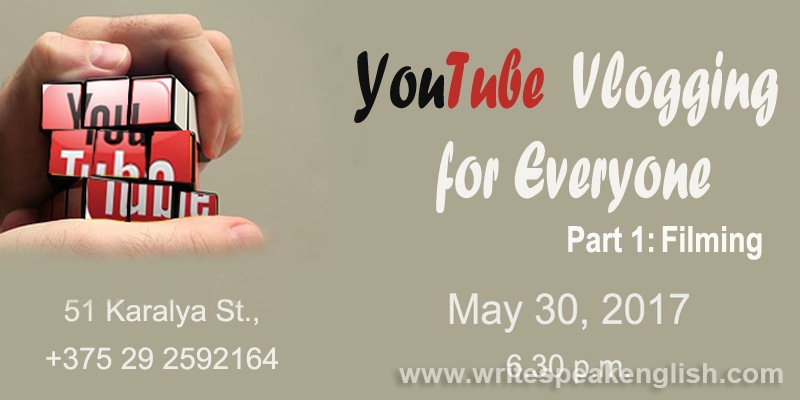 MasterClass: YouTube Vlogging for Everyone, Part 1 Filming
