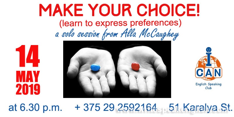 Make Your Choice! or Learn to Express Preferences
