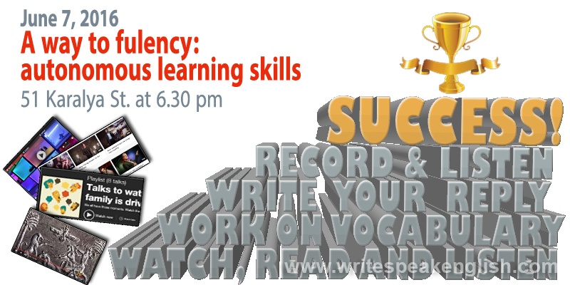 Autonomous Learning Skills for Fluency in English