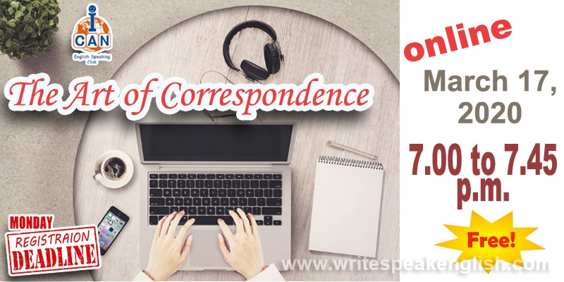 ONLINE: The Art of Correspondence (free)