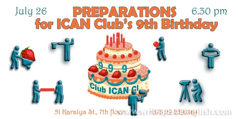 Preparations for the 9th Birthday Party