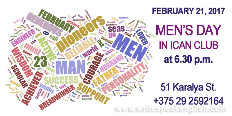 MEN'S DAY in ICAN Club