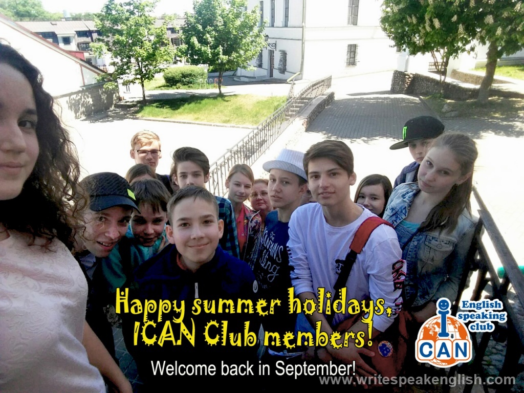 Summer Holidays in Children's Group. See you in September!
